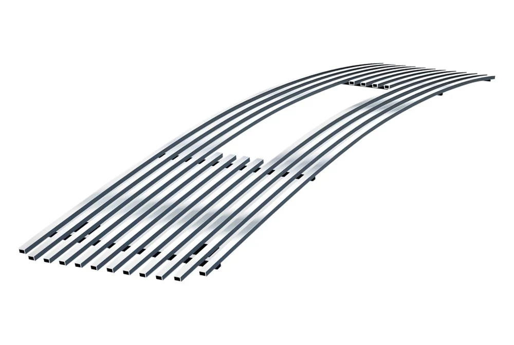 For GMC Safari 95-05 1-Pc Chrome Polished 8x6 mm Horizontal Billet Main Grille
