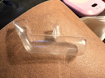 Vintage/Antique Glass Nasal Irrigator/Sick Baby Feeder Dakin Bros. London