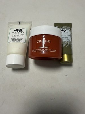 Origins 3 Pieces Essentials Skincare Gift Set Bundle Pack Travel Size BNWB