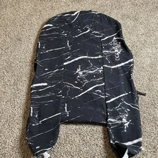 Dock-A-Tot Deluxe Baby Lounger Cover Only  100% Cotton In black marble Pattern