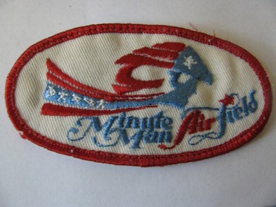 MINUTEMAN AIR FIELD  STOW MASSACHUSETTS  SEW ON 4''  PATCH FREE SHIP LOWEST PRICE