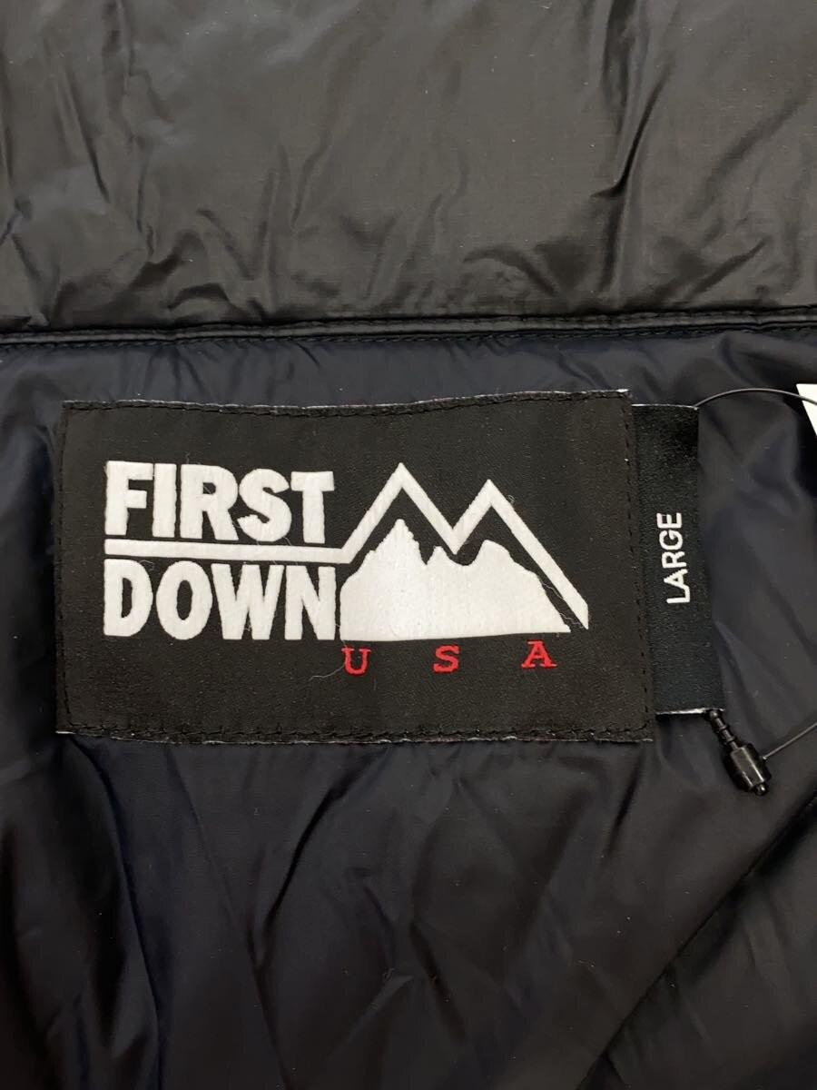 FIRST DOWN Down Jacket, Large, Nylon, YLW, F542014 - image 3