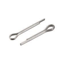 Split Cotter Pin, 2mm x 12mm Stainless Steel Clip Fastener Fitting, 60Pcs