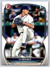 2023 Bowman Draft TJ Nichols 1st Bowman Rookie Tampa Bay Rays RC #BD-153