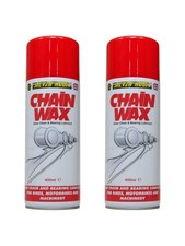 Image of Chain Wax Silverhook 400ml (Pack of 2) Clear Chain & Bearing Lubricant for Bike