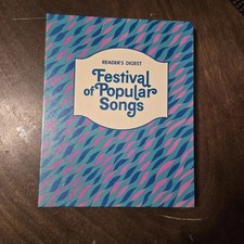 Readers Digest Festival of Popular Songs Booklet Vintage Music Book Sing Along