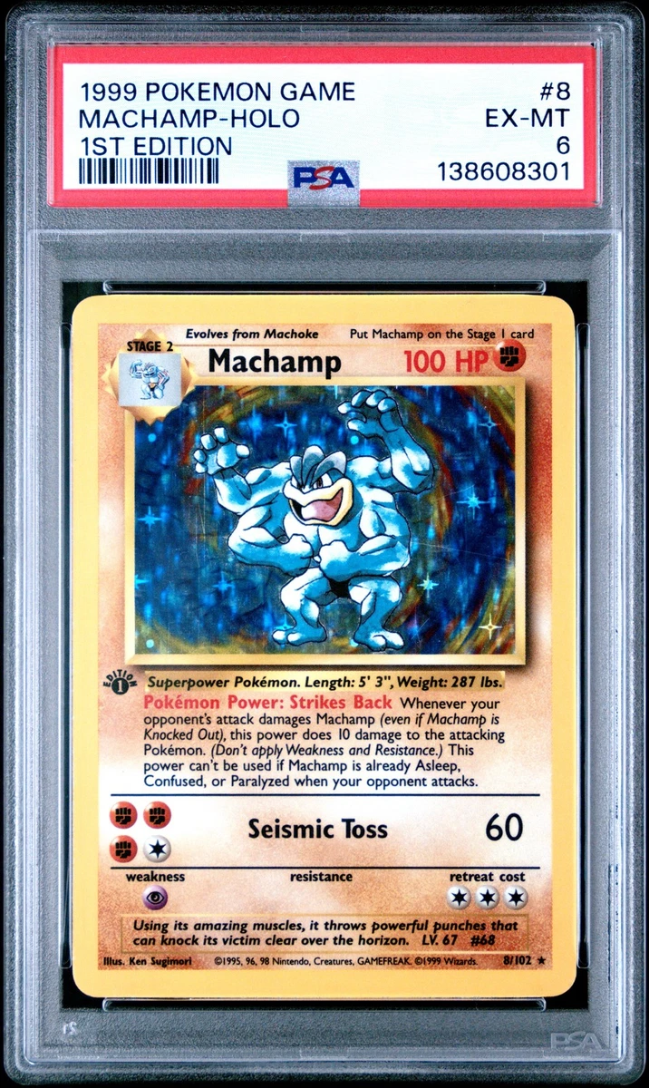 Pokémon TCG Base Set Grade 6 English Collectible Individual Card