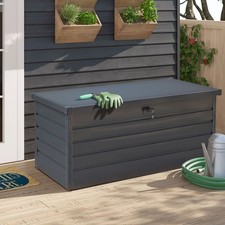 600L Outdoor Garden Storage Box Utility Chest Cushion Shed Outside Waterproof