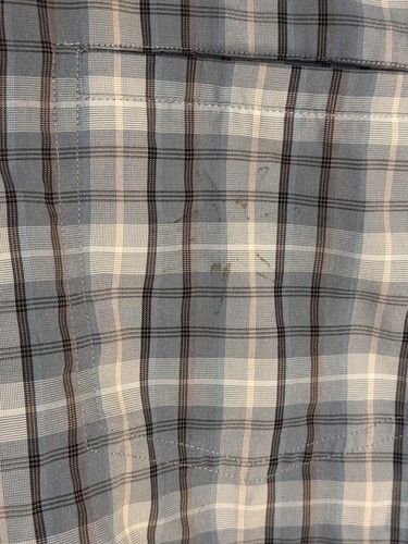 Vintage O'NEILL Mens M Blue Plaid Button-up shirt. CA life,Y2K, skater,surf Read - Picture 5 of 10