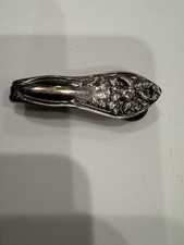 Vintage Silver Spoon Handle Money Clip.  Tota...