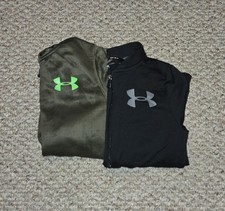 Bundle: Under Armour Youth Sweater Full Zip Boys Size Large
