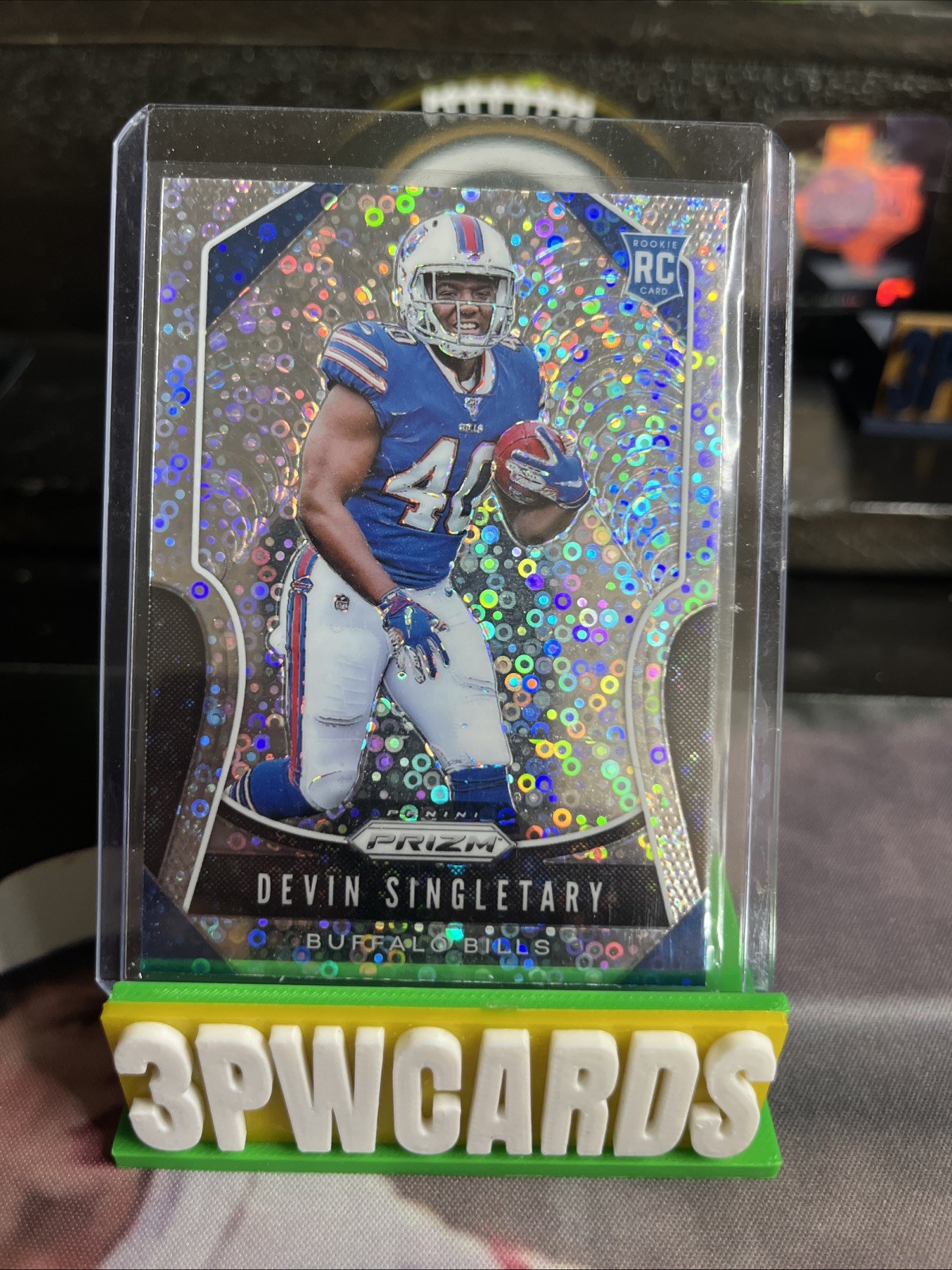 2019 Panini Prizm - Rookies Devin Singletary #335 Disco Prizm (RC)