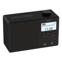 Philips Dab+ Radio TAR5600/00 Cd Wecker Bluetooth Akku Ukw-Radio Schwarz