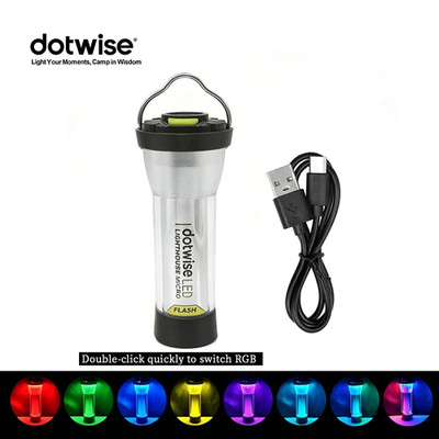 3000Mah GZ Lighthouse Camping Light Super Long Battery Life LED Camping Tent Hik