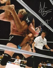 Antonio Rodrigo Nogueira & Josh Barnett Signed 11x14 Photo BAS COA UFC Pride FC