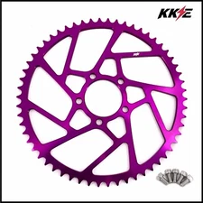 KKE 58T Rear Sprocket For Surron Light Bee X Back Chain Sprocket 112 Link Purple