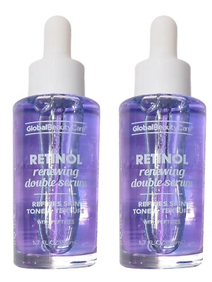 Global Beauty Care Retinol Renewing Double Serum (Set of 2)