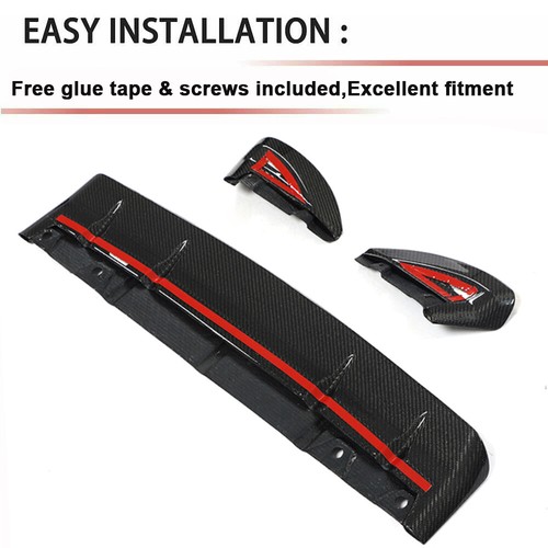 For Toyota GR86 Subaru BRZ 2022-23 REAL CARBON Rear Bumper Diffuser Lip Body Kit - Picture 8 of 12