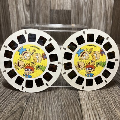 1997 View Master Slides Rugrats Shopping Safari & Matinee Madness 