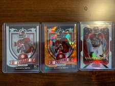 2021 PRIZM DEVONTA SMITH RC Lot Of 3. Silver, Orange Cracked Ice, Crusade