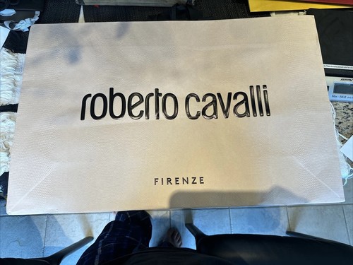 roberto cavalli shopping bag