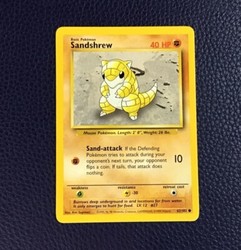 Sandshrew 62/102 Pokémon TCG Base Set Regular