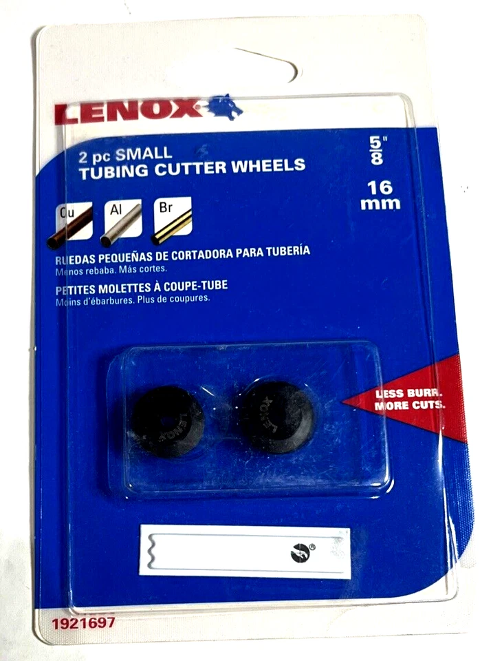 LENOX Tubing Cutter Wheels Set 2 pc 5/8 Inch Replacement CHN 1921697 (4-Packs) - Image 2 of 4