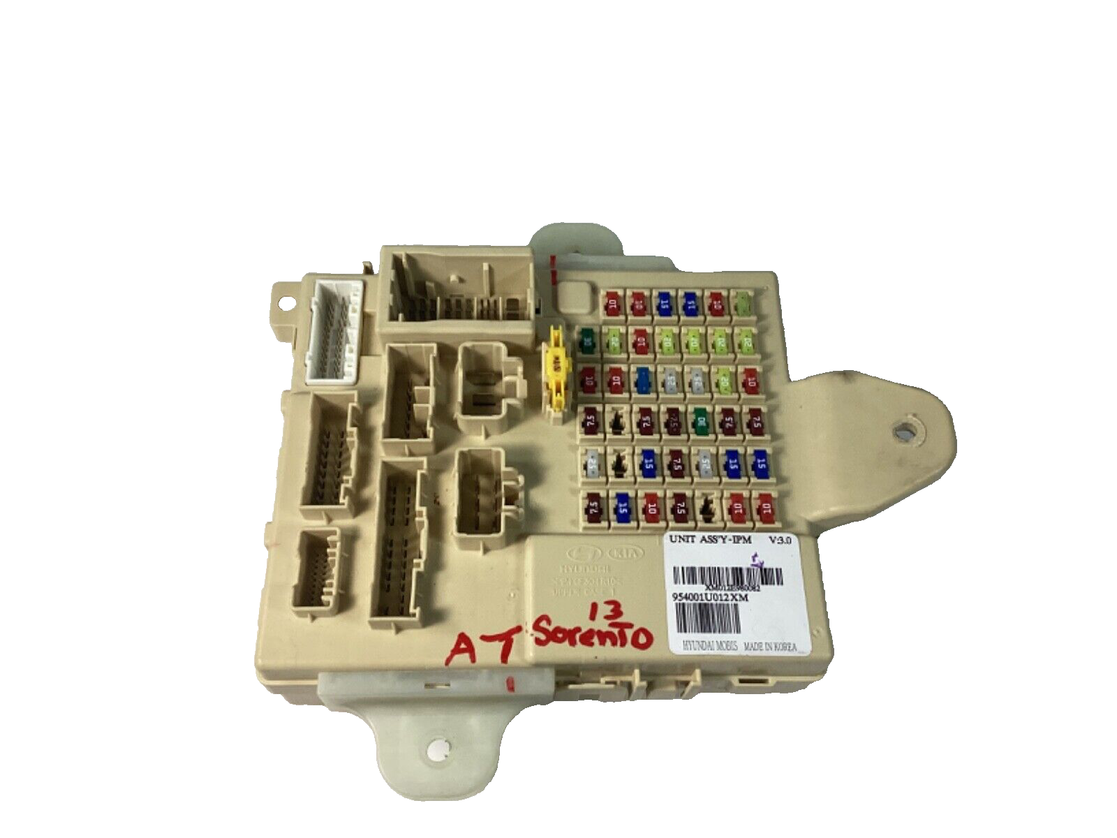 20112013 Kia Sorento Under Dash IPM Interior Cabin Fuse Box Relay