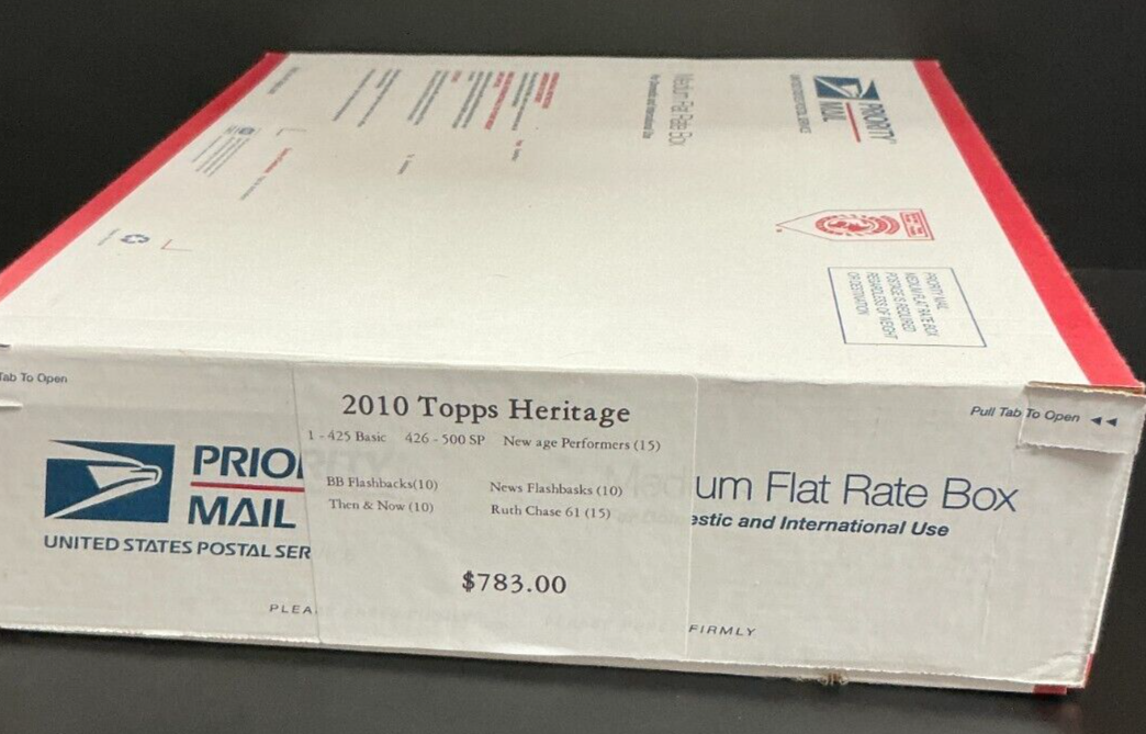 2010 Topps Heritage Baseball Complete Set 560 Cards - Base, SP, Inserts, Ruth