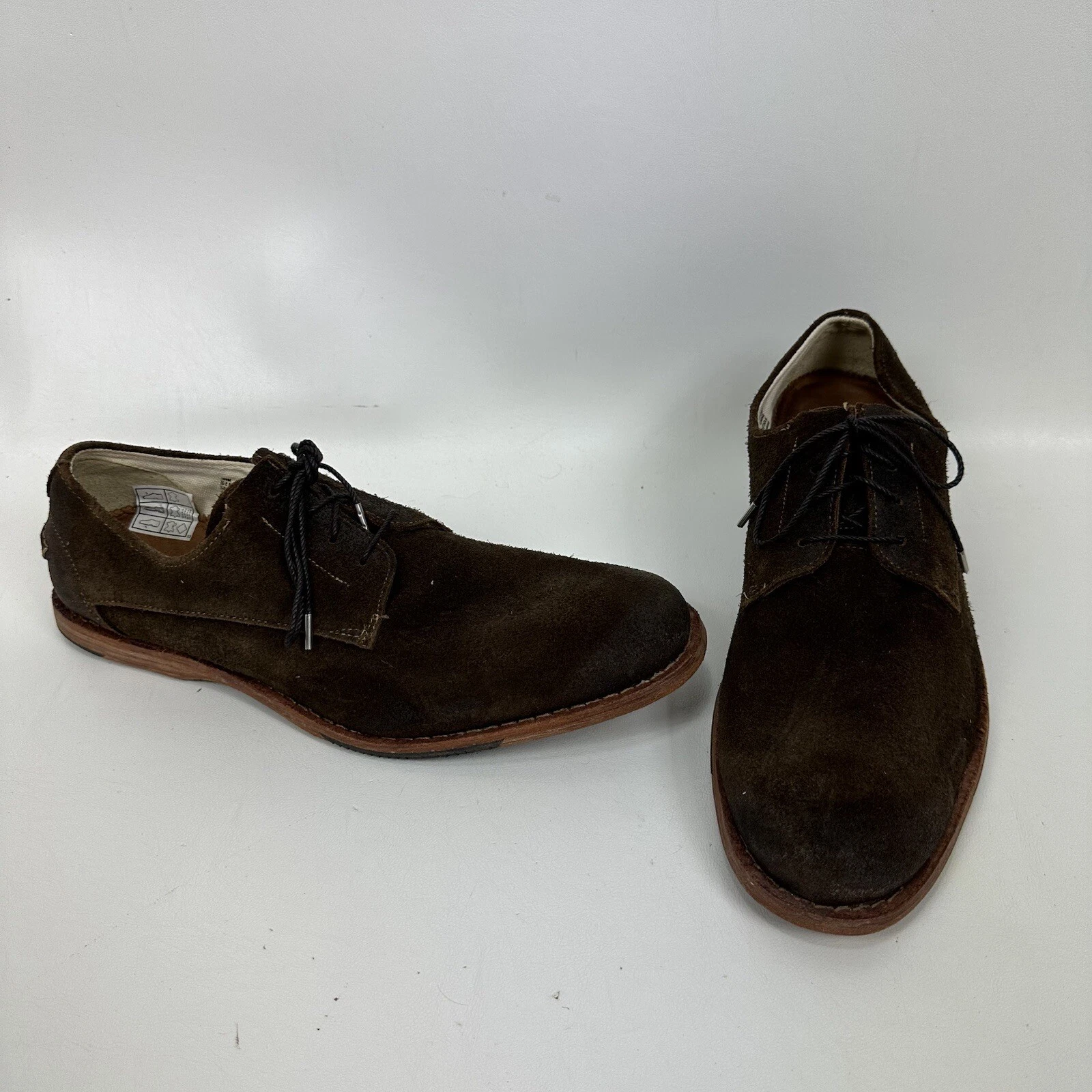 Timberland Boot Company Oxford in pelle marrone nabuk da uomo taglia 11