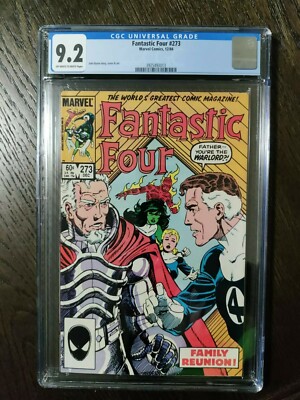 Fantastic Four #273, CGC 9.2, 1st Full Nathaniel Richards, WP 