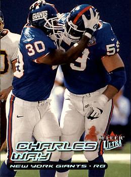 2000 Ultra #127 Charles Way GIANTS