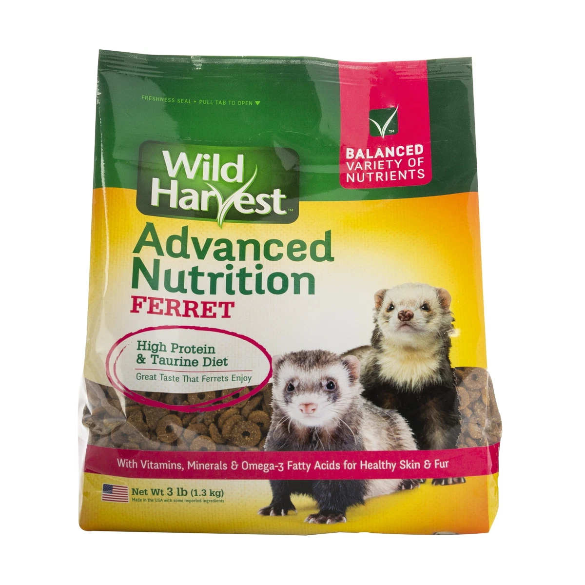 Wild harvest ferret clearance food