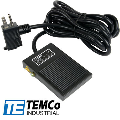 #ad TEMCo Industrial Foot Switch SPST NO Electric Power Pedal Momentary 10ft Plug $27.22