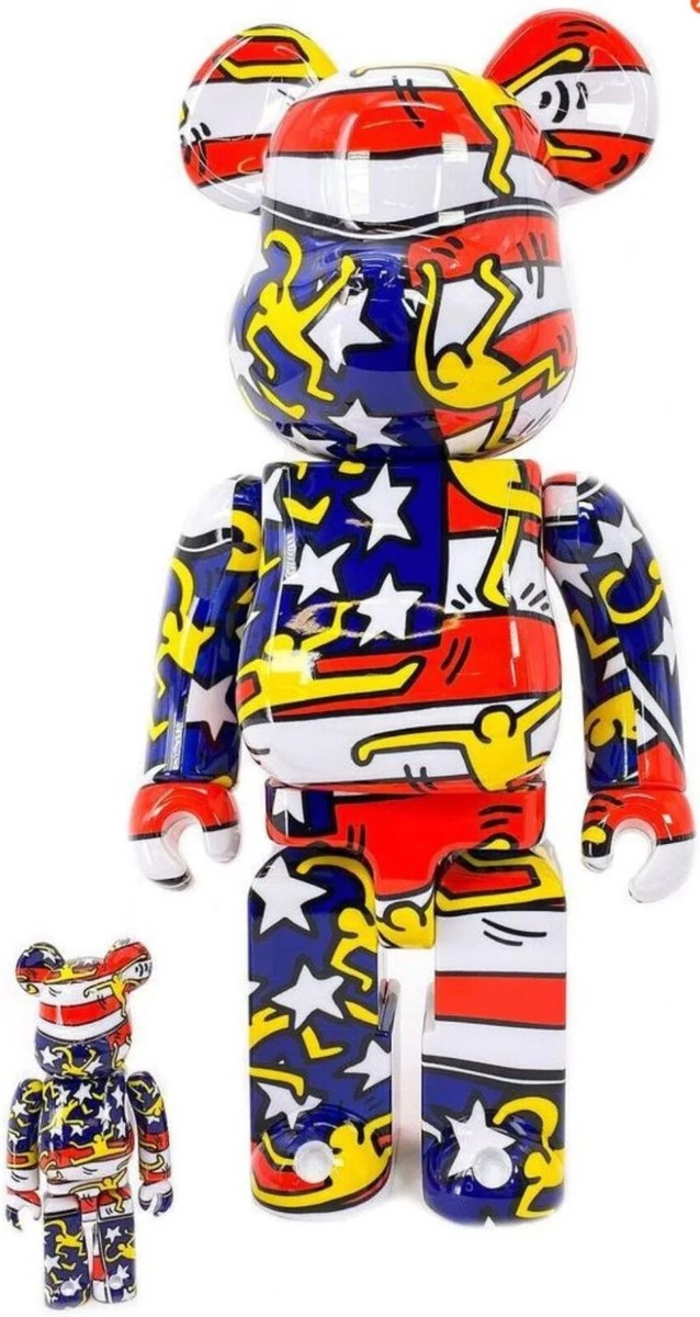MEDICOM TOY - 新品未開封品 be@rbrick×keith haring 100%&400% Keith Haring #7 100% + 400% Bearbrick by Medicom Toy | eBay