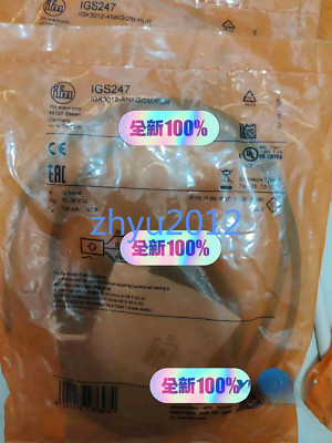 100% Test 1pcs IFM IGS247 IGK3012-ANKG/2M/PUR NEW #
