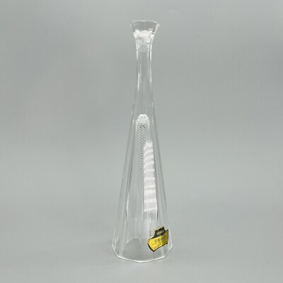 VTG Western Germany 24% Lead Crystal Bell Hand Cut Tall Slender Clear 8 in