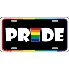 MINI Size 4"x2.2" License Plate Metal Sign for Home Pride