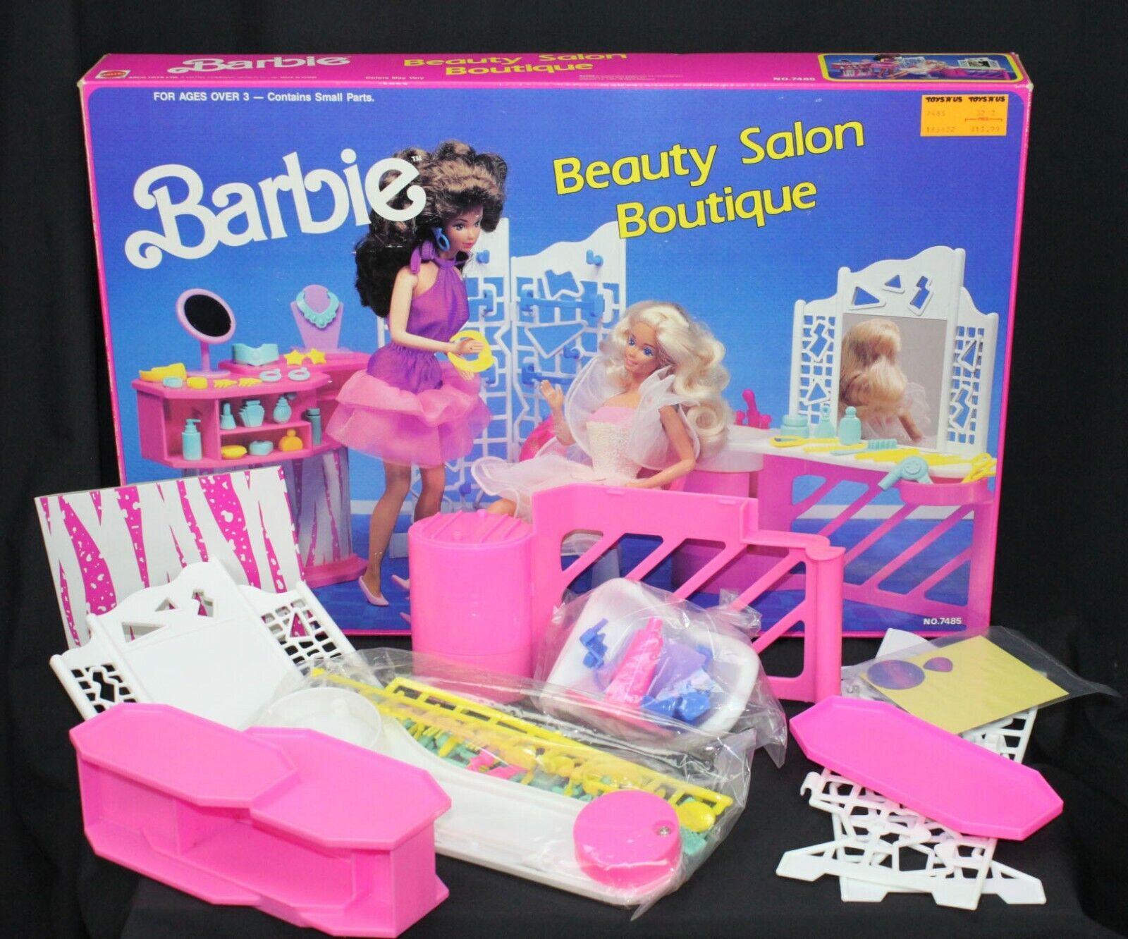 Children Play Set Furniture for Barbie, Cabeleireiro Acessórios