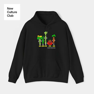 Jeremy Klein World Industries Skate Vegetables Hoodie Design