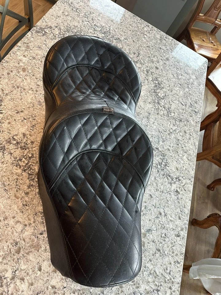 Saddlemen Honda CB750C Driver Rider Passenger Seat Diamond Stitch 2up - Image 4 of 4