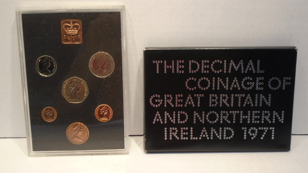 The Decimal Coinage Of Great Britain & Northern Ireland 1971 Proof