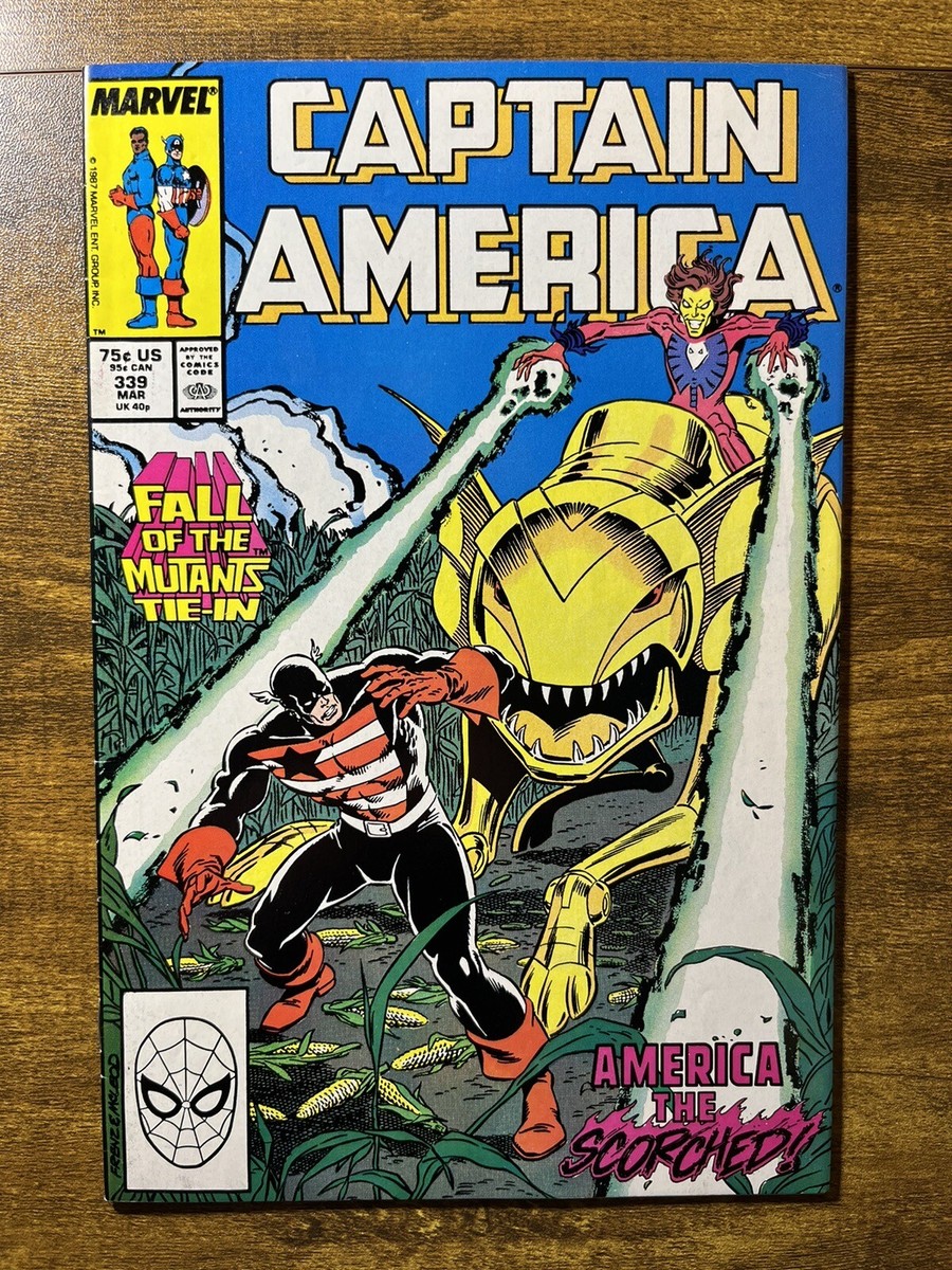 キャプテンアメリカ CAPTAIN AMERICA 339 DIRECT EDITION RON FRENZ COVER MARVEL COMICS