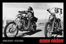Easy Rider Dennis Hopper Peter Fonda Motorcycle Movie Laminated Poster 36x24