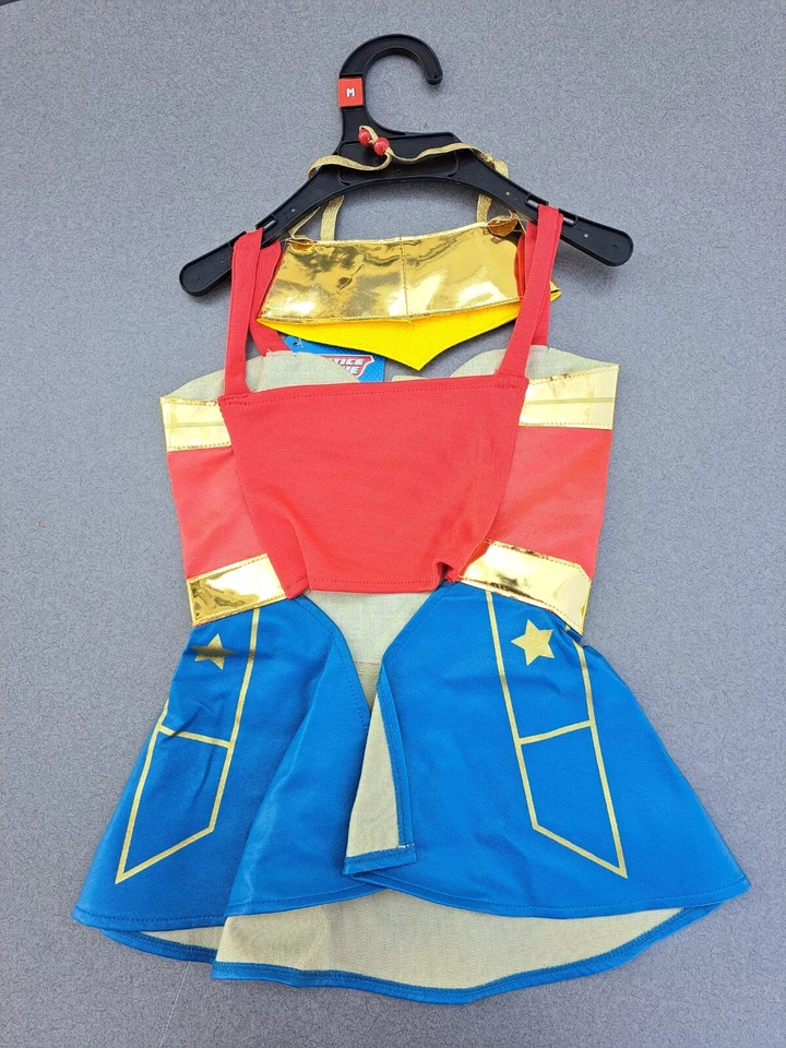 Wonder Woman Dog Pet Halloween Costume Size Medium DC Comics Justice League New - Image 4 of 4
