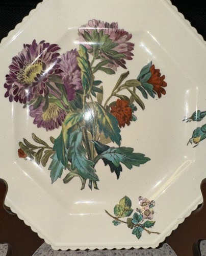 Piatto da dessert ottagonale Copeland Spode 1883 rovere - Foto 6 di 12