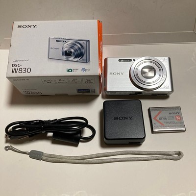 MINT Box ] Sony Cyber-Shot DSC-W830 silver 20.1MP Digital Camera 