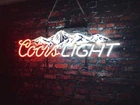 Coors Light Mountain Beer 20" Neon Sign Lamp With HD Vivid Printing