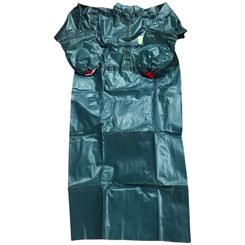 Sleeved Industrial Apron Medium Chemical Oil Resistant Ansell MicroChem 68-4000 - product listing photo