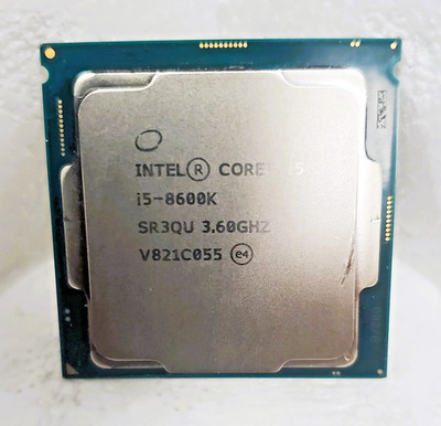 Intel Core i5-8600K 3.6GHz 9M SR3QU Skt. FCLGA1151 Desktop Processor CPU